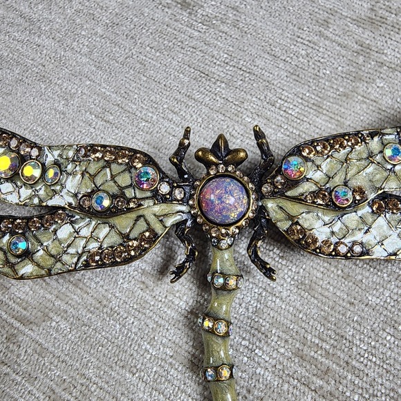 Joan Rivers Classics Collection XV Dragonfly Brooch - Picture 2 of 7